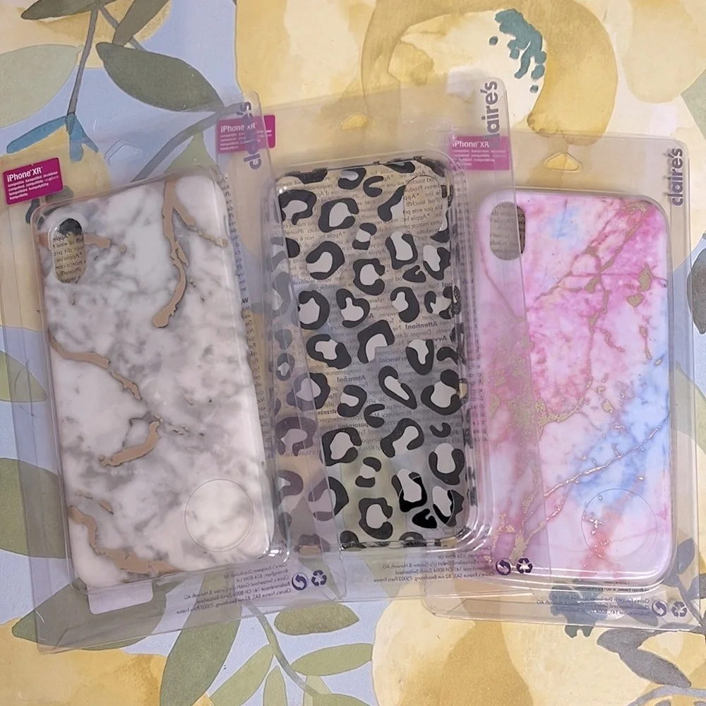 🔥 SALE Apple iPhone XR Phone Case | White Gold Marble